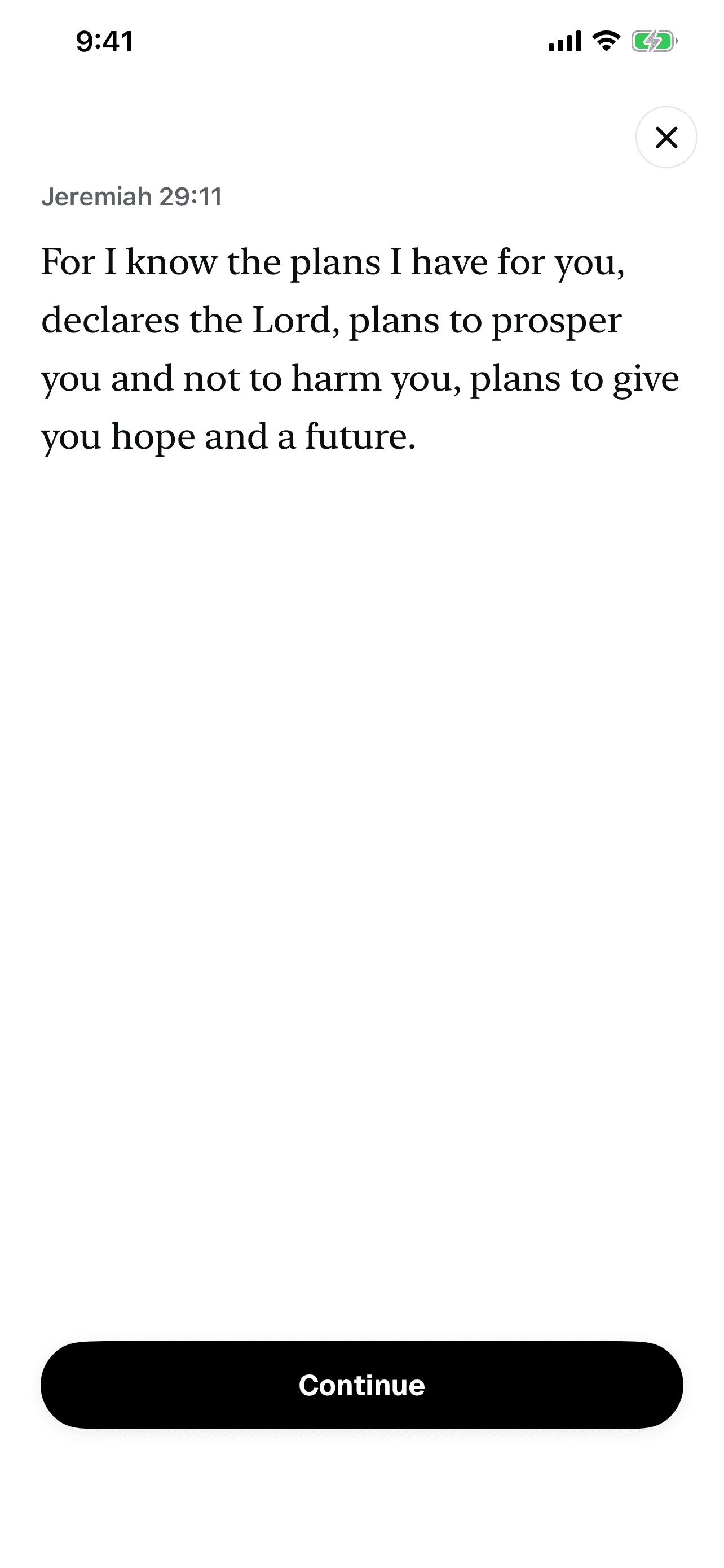 Memorise app — recall in progress